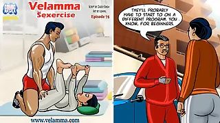 Velamma Episode 75 - Sexercise